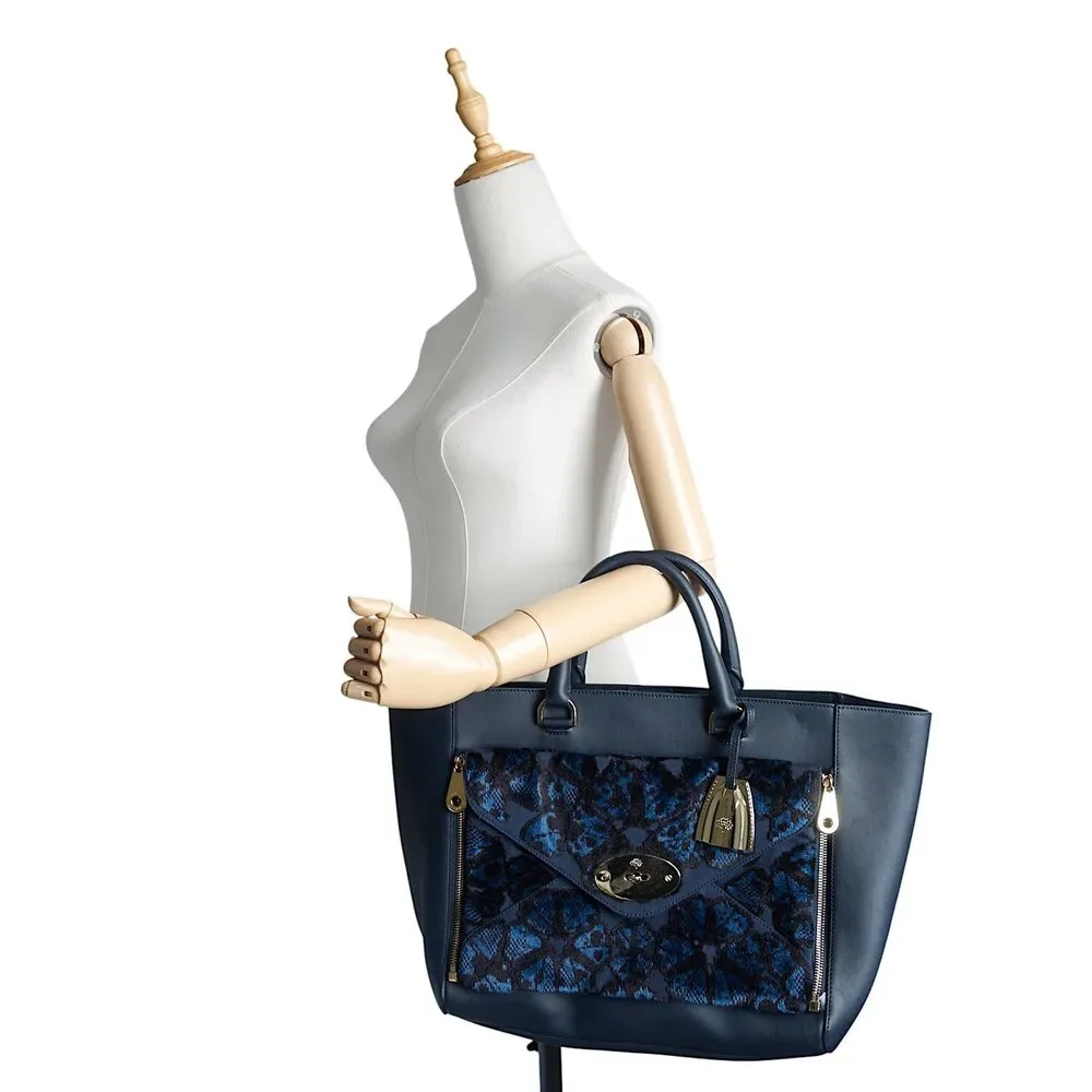 Willow Indigo Large Tote Bag